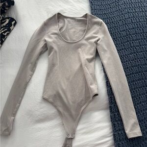 Abercrombie & Fitch Soft Gray Bodysuit